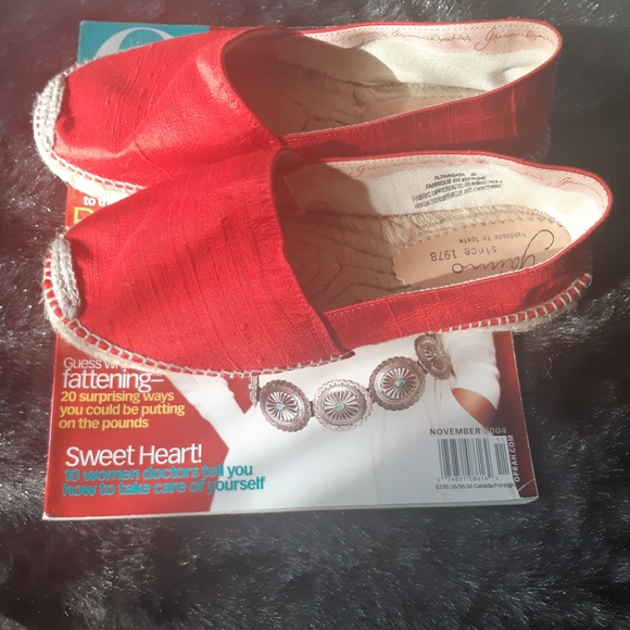 Shoes - ❣Summer sale!Gaimo Espadrilles beautiful wine red Loafer